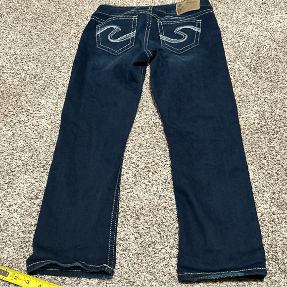 Silver Jeans- Womens Size 29x23- Tuesday Low Capri - Dark Denim Wash! - Picture 11 of 13